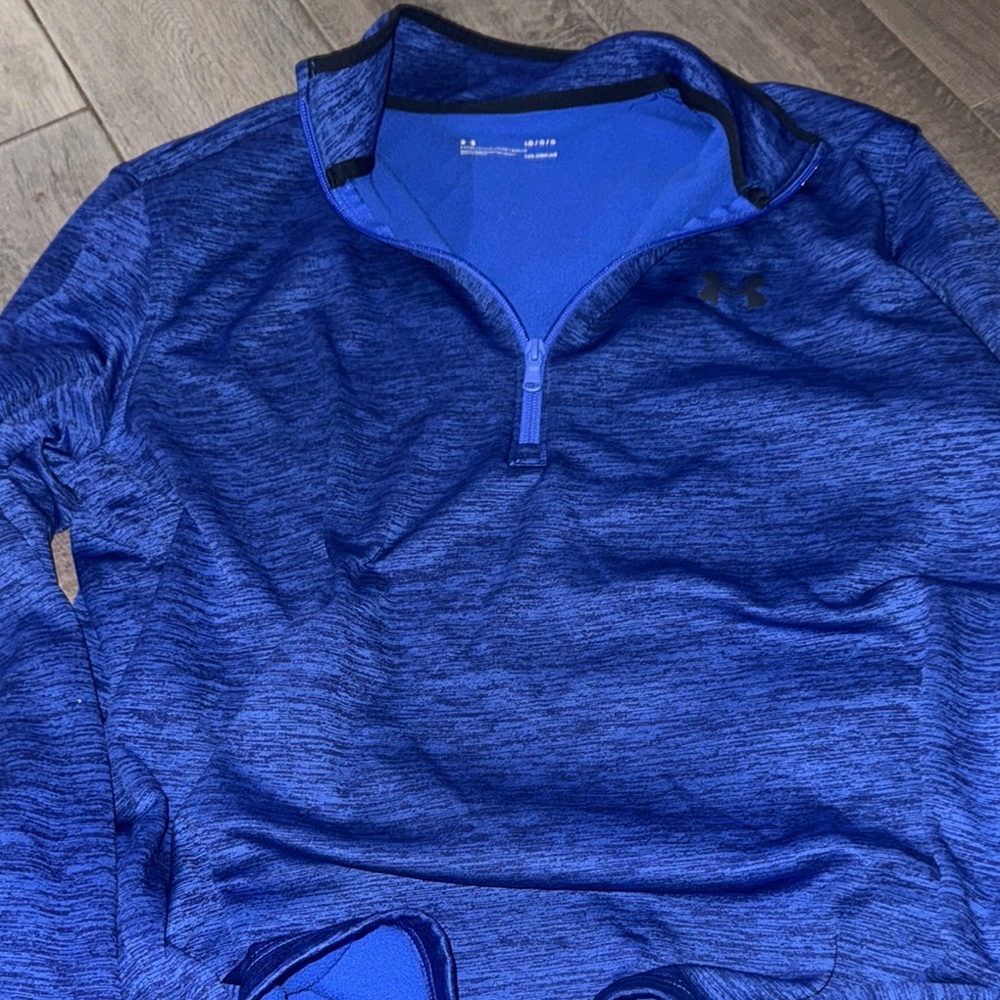 Under Armour Blue Quarter-Zip Pullover